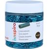 INNSPIRO Vetro roccioso cilindro argento blu diam. 1,80 x 6 mm. 95 g.