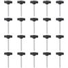 QUARKZMAN 20 Pezzi Manopole Aletta T Viti Testa Zigrinata M4 x 50mm Filettatura Maschio Standard Manopole T Plastica Maniglie Manopole Serraggio Mano Vite Testa Zigrinata, Nero