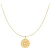 MARLION JEWELS Collana da donna lunga con disegno del sole e della luna. Collana in argento 925 da donna ideale come regalo. Collane lunghe donna particolari. Gioielli da donna (Placcato oro)