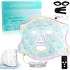 Bliuozr Maschera Led Viso 4 Modalità,Infrarossi Maschera con Mask di Ghiaccio,Silicone Face Mask Wireless 5 Timer,Antirughe e Antietà,per Tutti i Tipi di Pelle a Casa