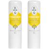 Bee Nature - Stick Labbra Organic Honey - Crema Idratante Nutriente - Cura Labbra Sweet Kiss - 99,9% Naturale - 2 Pezzi (2 * 4,5g)