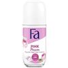 FA Deodorante roll-on Pink Passion in bottiglia di vetro, confezione da 3 (3 x 50 ml)