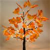 GZGXKJ Albero Decorativo Autunnale LED 24 Luci LED per Halloween, Decorazione per Feste, Albero Luminoso a Batteria e USB per Ringraziamento, Natale, Halloween, Decorazione da Tavolo