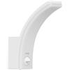 Oktaplex lighting Oktaplex Pablo Lampada da esterno LED con sensore di movimento e 3 livelli di luminosità, bianco caldo 3000K, applique IP65 230V bianca con funzione ON permanente