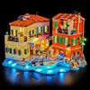 YEABRICKS Luce LED per Lego-21359 Ideas Riviera Italiana Modello Blocchi da Costruzione (Kit Costruzione NON Incluso)