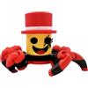 Genérico Sammyni Spiderini - Statuetta Brainrot Meme Italiano XL 11 x 8 cm, collezione ufficiale Brainrot, ragno articolato rosso con cappello, statuetta Brain Rot articolata Samini Spiridini Samy