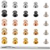 10Set 10/14 millimetri a Forma di Cuore di Metallo Ve Rivetto Ve Borchie Chiodo Per Leathercarft Indumento Cintura Portafoglio Borsa Decorazione Accessori  15