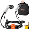 VEVOR Cavo di Ricarica Trifase da Tipo 2 a Tipo 2 EV per Auto Veicoli Vetture Elettriche Max. 22KW Lunghezza Cavo 5m, Cavo Ricarica per Auto Elettriche e Ibride Spina IP66 Corrente Max. 32A
