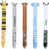 IEBTAWN Set Di 5 Penne Gel Cancellabili Con Inchiostro Termosensibile, Gamma Di Colori Di Inchiostro E Design Del Fusto, Punta Da 0,7 Mm, Koala, Orso, Elefante, Panda E Ape