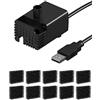 Stouchi Cat Water Fountain Pump per WDQ1/WDQ3,Pompa per Fontana per Gatti Ultra Silenziosa,con Porta USB,Cavi di Alimentazione da 2 m e Indicatore LED