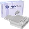 Trade-Shop USB 3.1 tipo C Micro SD Card Reader Lettore di Card Reader Lettore di schede adattatore OTG per Samsung Galaxy A3 A5 2017 Note 8 note7 S8, S8 Active S8 +, S8 + Duos ZTE Axon 7, 7 Mini, Z2, Z2 Pro