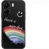 Generic Custodia per Redmi 13C, Morbido TPU Silicone Case Gel Sottile Cover + Pellicola Protettiva in Vetro Temperato per Redmi 13C (6,74) - OYLLM44