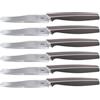 Pedrini coltelli tavola linea master manico tortora (blister 6 pezzi)
