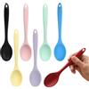 Marjoramy 7 Pezzi Cucchiaio Silicone Cucina,Colorato Cucchiai In Silicone,Antiaderente Mestoli Cucina, Cucchiaio Da Cucina Per Mescolare,Per Cucina, Cottura, Mescita Servire (Colorato)