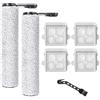 Heykewi Rullo Spazzola di Ricambio e Filtro HEPA per Roborock F25 / F25 ACE/RT/LT/ALT/GT/GT Gen 2 / XT/ACE Combo/Combo/BX/Ultra/ACE Pro Aspirapolvere Accessori