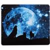 ELLENNE - Tappetino per Mouse 240x200mm | Superficie in Lycra Ultra-Liscia | Comodo, Antiscivolo e lavabile Mousepad per Ufficio, Gaming e Laptop (Cod. 11 - Ululato alla Luna)
