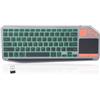 KOOCHUWAH Tastiera senza fili AZERTY retroilluminata con touchpad multimediale tastiera Bluetooth per iPad Tablet PC Smart TV Windows Android iOS