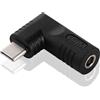 KUOQIY 65W PD USB C a DC Adattatore, Jack DC 4.5x0.6 mm Ingresso a USB-C Type-C Angolo 90 Gradi Spina di Alimentazione Adattatore di Ricarica, per Telefono, Laptop