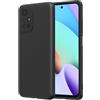 NEW'C Cover per Xiaomi Redmi 10 in custodia silicone ultra sottile nero [Ultra Leggera]