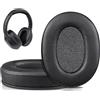 SOULWIT Cuscinetti Auricolari in Pelle di Agnello per Sony WH-XB900N/WH-CH710N/WH-CH720N/WH-RF400/MDR-RF895RK Cuffie, Padiglioni con Schiuma ad Alta Densità - Nero