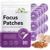 Uocasi Focus Patch Focus Enhancing Stickers Per Bambini E Adulti - 30 Pacchetti Patch Naturale - Senza Sostanze Chimiche E Farmaci, Sostegno Al Cervello Sano Per L'Attenzione, La Memoria E La Concentrazione
