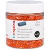 INNSPIRO Rocciaia di vetro cilindro mini aurora boreale arancione diam. 2 x 2 mm. 100 g.
