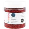 INNSPIRO Roccia in vetro rotondo argento bordeaux 2,3 mm. 10/0 120 g.