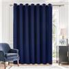 BGment Tenda per porta scorrevole, alla moda, 254 x 213 cm, tende oscuranti termiche, oscuranti, 1 pannello, blu navy, lunghezza 213 cm x larghezza 100 cm