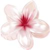 Blausky 2 fermagli per capelli con fiori da 8 cm, colorati hawaiani, plumeria, antiscivolo, a forma di fiore, accessorio per acconciatura, per donne, spiaggia, vacanze, rosso vinaccia B
