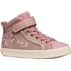 Geox J Kalispera Girl, Scarpe da Ginnastica, Antique Rose Platinu, 29 EU