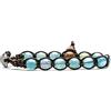 TAMASHII Bracciale Tibetano in Agata Azzurra Striata BHS900-165 MainApps