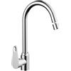 FALSKT Rubinetto per Cucina 360 °Girevole 2 modalità di flusso dell'acqua Rubinetto Cucina Acqua Fredda e Calda Rubinetto Miscelatore Cucina Lavello con Girevole per Cucina