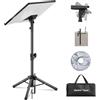futrue-wolker Starlink Gen 3 Treppiede Stand, con adattatore di montaggio, supporto portatile regolabile compatibile con antenna standard Starlink Gen 3/V4, con adattatore per tubo di regolazione angolare (nero)