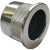 Universal Hardware, maniglie scorrevoli per porte a incasso con inserto per tasche e tiratore a dito piccolo (cromo lucido)