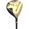 MAZEL Driver da golf in titanio da uomo, 460 CC, per destrorsi, design con coppa di alta qualità, distanza massima della palla (oro 2,0, 10,5 S)