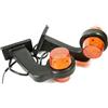 Web Truck 2 x LED gomma marcatore luce laterale 12V 24V con vecchia scuola STYLE posizione luce auto camion caravan veicolo lampada luce rosso bianco