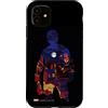 Marvel Custodia per iPhone 11 Marvel Spider-Man: No Way Home Peter Parker Silhouette Swing