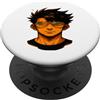 Unbroken Legacy Co. Headstrong The Face of Fire Freedom and Fury, idea regalo PopSockets PopGrip Adesivo