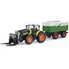 Amewi trattore con pacchetto di accessori XL, luce e suono, 1:24 RTR verde RC telecomandati