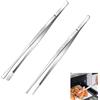 Pinze Professionali Per Cucina Set Di 4 Pinze Fini Da Cucina, 30,5 Cm E 25,4 Cm, In Acciaio INOX, Per Uso Alimentare, Pinze Professionali Lunghe, Per Cucina, Riparazioni, Frutti Di Mare E