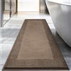 DOMUSTEX Tappetino da Bagno 60 x 150 cm, Antiscivolo, Lavabile, per Doccia, Vasca e Pavimento