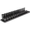 TEKTON Set di chiavi a bussola a 6 punte, attacco da 3/8, 30 pezzi (1/4-1) con guide | SID91210