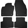 Wielganizator Set di Tappetini in Gomma Compatibile per Volkswagen T-Cross (2019-) crossover neri su misura adattamento ottimale