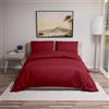 Dreamzie - Copripiumino Matrimoniale 200x220cm con 2 Federe 80x80cm | Borgogna · Sacco Piumino Matrimoniale 220x200 · Microfibra 100% · 3 Pezzi · Chiusura Cerniera · OEKO-TEX · No Stiro