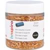 INNSPIRO Rocciaia di vetro cilindro mini aurora boreale oro diam. 2 x 2 mm. 100 g.