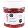 INNSPIRO Roccia in vetro rotondo argento bordeaux 3,8 mm. 6/0 120 g.