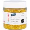 INNSPIRO Rocciaia di vetro cilindro mini aurora borealegiallo diam. 2 x 2 mm. 100 g.