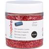 INNSPIRO Rocciaia di vetro cilindro mini aurora boreale rosso diam. 2 x 2 mm. 100 g.