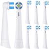 Earouth Compatibile con Oral-B iO 3/4/5/6/7/8/9/10 Series Ultimate Clean spazzolino elettrico Testine di ricambio per Oral-B iO spazzolino elettrico, set di 10 (nero, M)