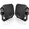 STUDIOFINIX Sistema di altoparlanti stereo impermeabile 10,2 cm 100 W per ATV, UTV, moto, trattore, barca